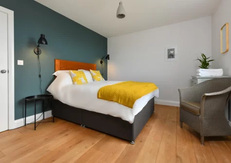 Bedroom #1 at Geufron House, Aberdaron