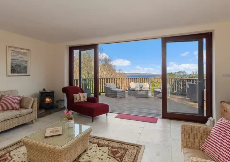 The living room at Glendale, Saundersfoot