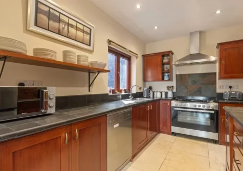 The kitchen at Glendale, Saundersfoot