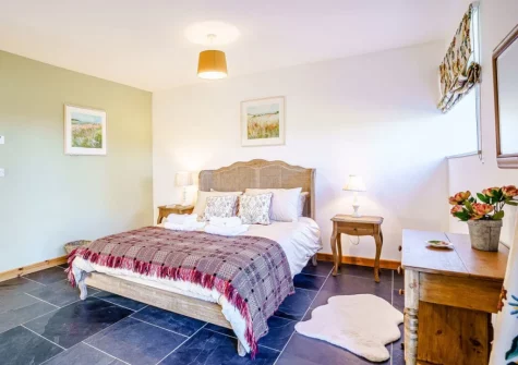 Bedroom #1 at Glowty Newydd, Llandissilio