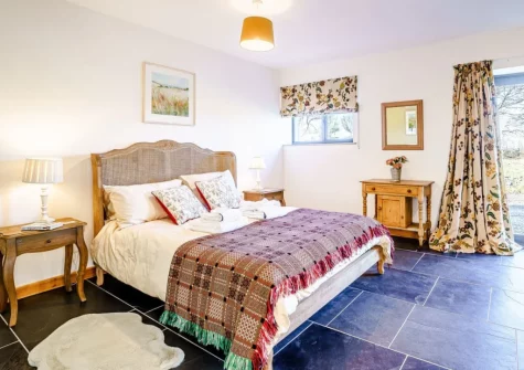 Bedroom #1 at Glowty Newydd, Llandissilio