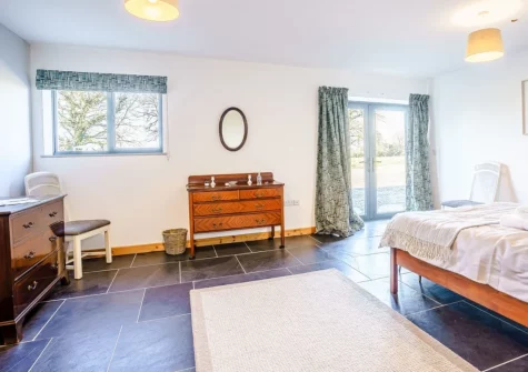 Bedroom #2 at Glowty Newydd, Llandissilio