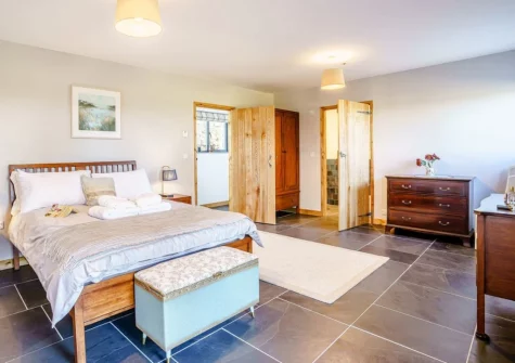 Bedroom #2 at Glowty Newydd, Llandissilio