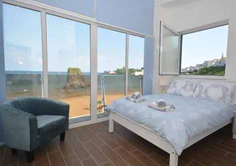 Bedroom #1 at Goscar View, Tenby