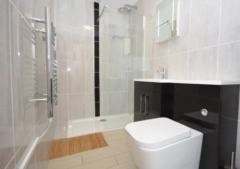 Bedroom #2 en-suite at Goscar View, Tenby
