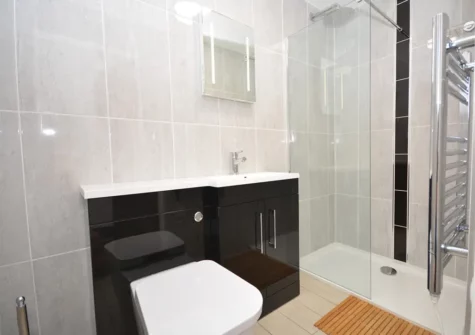 Bedroom #3 en-suite at Goscar View, Tenby