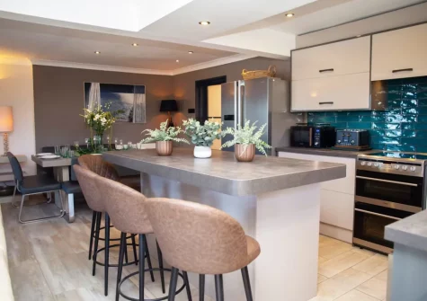 The kitchen at Graftons, Little Haven
