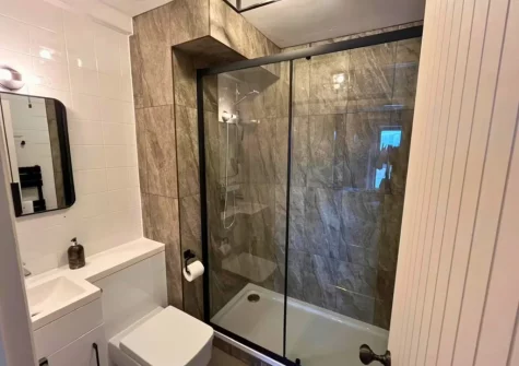 Bedroom #2 en-suite shower room at Graftons, Little Haven