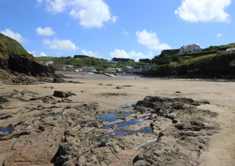 Little Haven Beach is a pretty little cove made up of a mixture of sand & pebble
