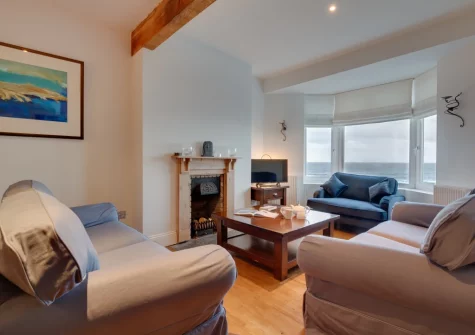The living area at Graig Y Don, Amroth