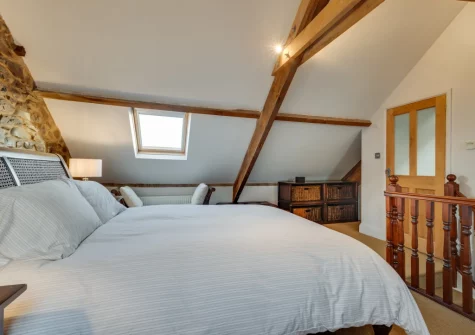 Bedroom #1 at Graig Y Don, Amroth