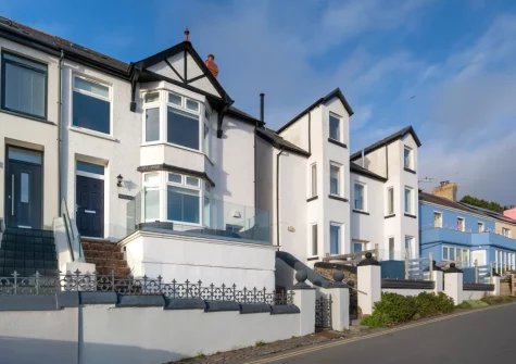 Graig Y Don is a stunning holiday home in an elevated position with spectacular sea views
