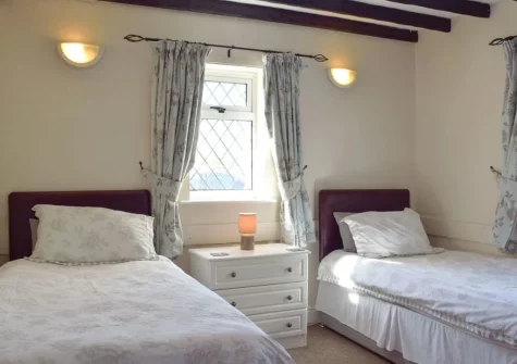 Bedroom #3 at Green Acre Cottage, Kilgetty