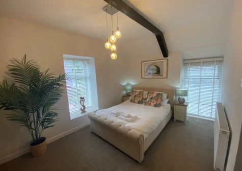 The bedroom at Green Cottage Coach House, Tenby