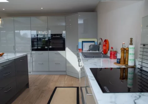The kitchen at Green Meadows, Newport