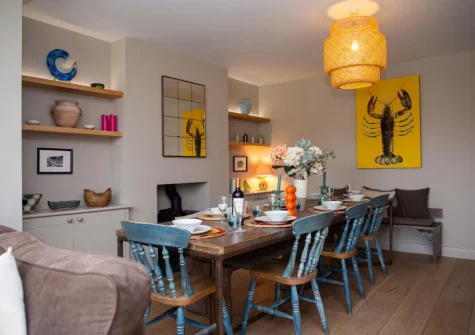 The dining area at Green Meadows, Newport