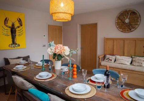 The dining area at Green Meadows, Newport