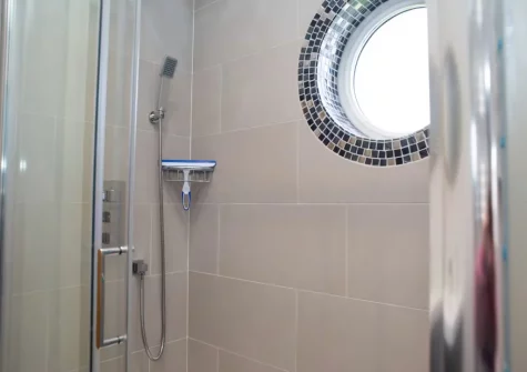 The ground floor shower room at Green Meadows, Newport