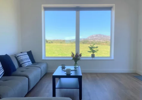 The living area at Gwel Y Mynydd, Penrhos Feilw