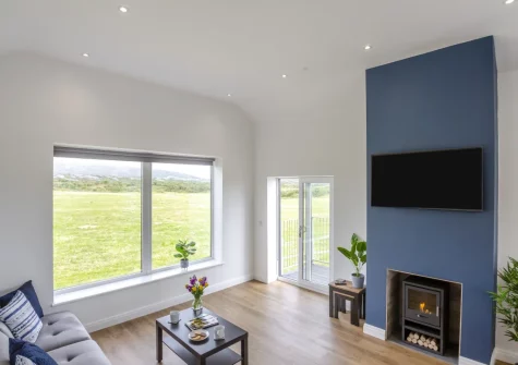 The living area at Gwel Y Mynydd, Penrhos Feilw