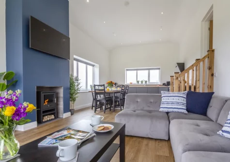 The living area at Gwel Y Mynydd, Penrhos Feilw