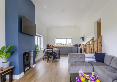 The living area at Gwel Y Mynydd, Penrhos Feilw