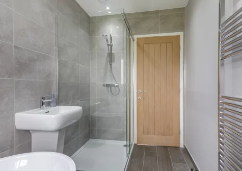 The bathroom at Gwel Y Mynydd, Penrhos Feilw