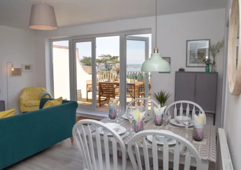 The dining area at Gweld y Mor, Saundersfoot