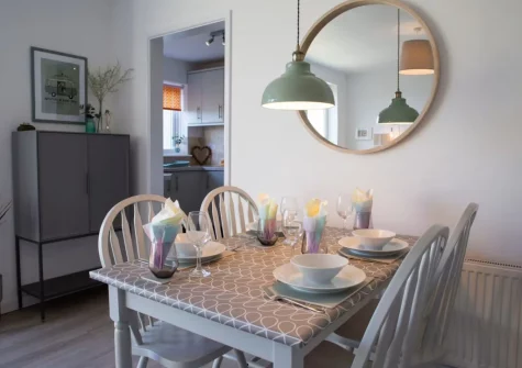 The dining area at Gweld y Mor, Saundersfoot