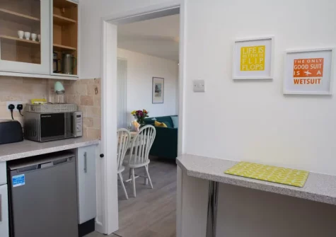 The kitchen at Gweld y Mor, Saundersfoot