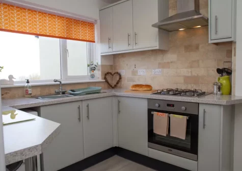 The kitchen at Gweld y Mor, Saundersfoot