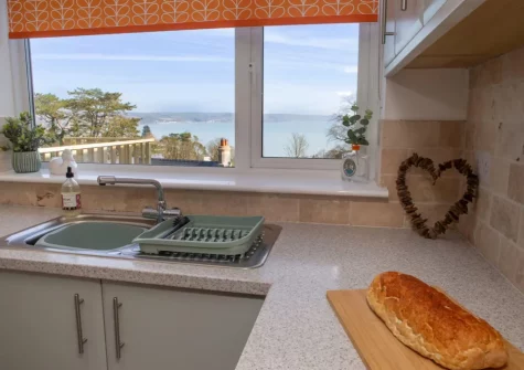 The kitchen at Gweld y Mor, Saundersfoot