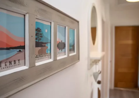 The hallway at Gweld y Mor, Saundersfoot
