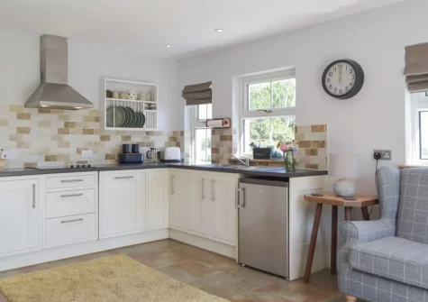 The kitchen at Hafan Fach Cottage, Maidenwells