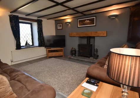 The living area at Hafan Penrhyn, LLanrhian