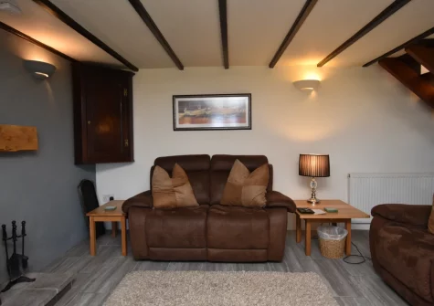 The living area at Hafan Penrhyn, LLanrhian