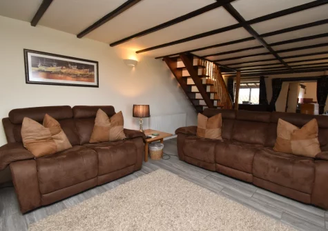 The living area at Hafan Penrhyn, LLanrhian