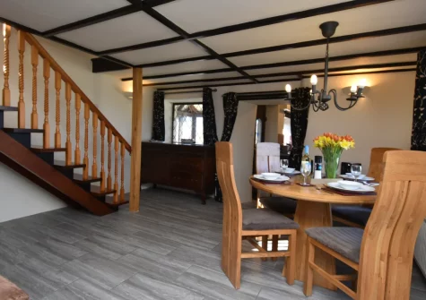 The dining area at Hafan Penrhyn, LLanrhian