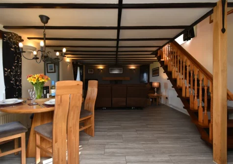 The dining area at Hafan Penrhyn, LLanrhian