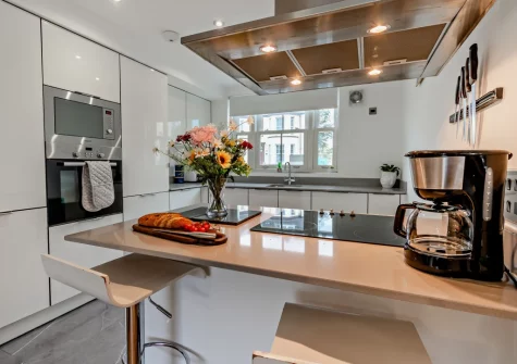 The kitchen at Hafan, Saundersfoot