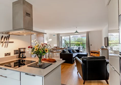 The kitchen at Hafan, Saundersfoot