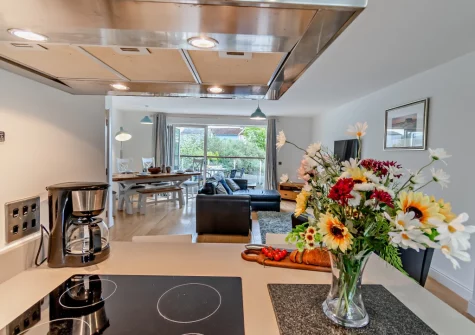 The kitchen at Hafan, Saundersfoot