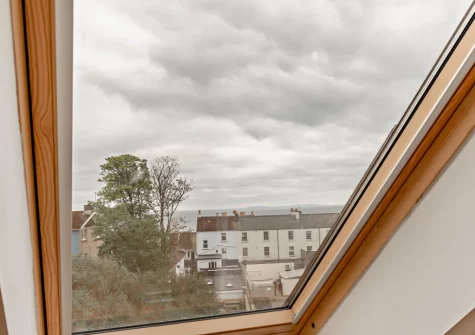 The view from bedroom #1 at Hafan, Saundersfoot