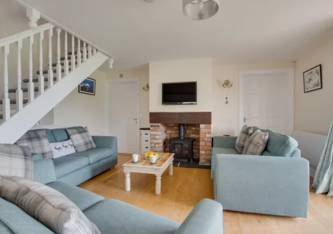 The living area at Hafan y Traeth, Sandy Haven