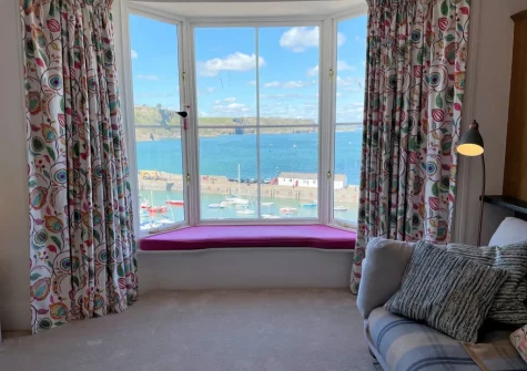 The living area at Harbour Beach View, Tenby