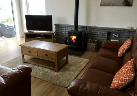 The living area at Harbour View, Saundersfoot