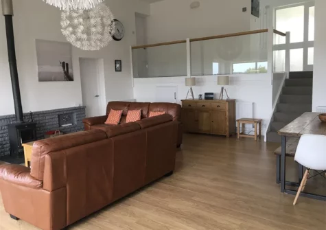 The living area at Harbour View, Saundersfoot