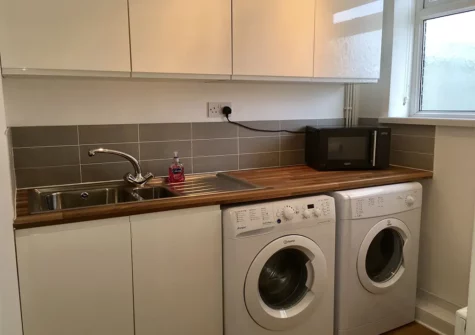 The utility room at Harbour View, Saundersfoot