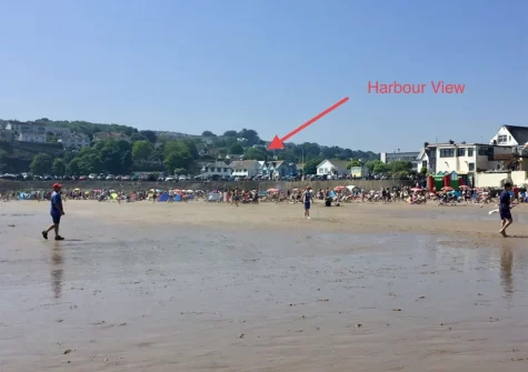 Harbour View is perfectly loacted for enjoying Saundersfoot's lovely beaches
