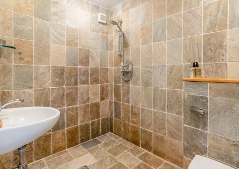 Bedroom #2 en-suite shower room at Harmony Cottage, Trefasser